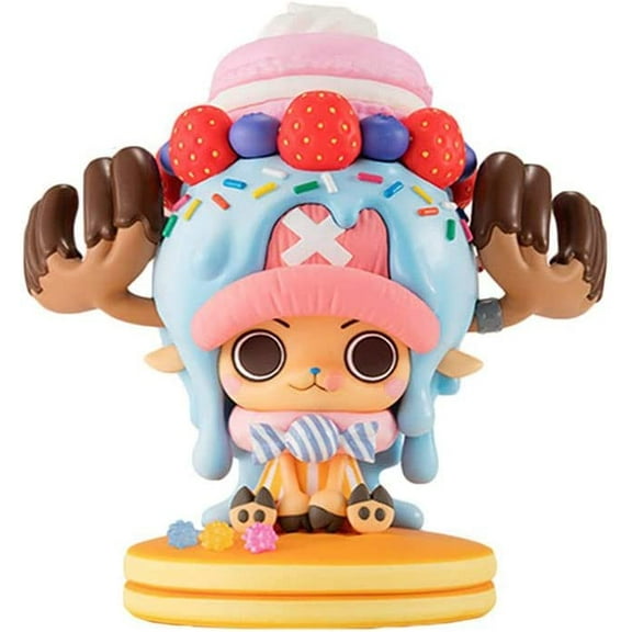 New Tony Tony Chopper Cake ver 11CM/4.3INCH 15th Anniversary Character Anime Statue Figure Desktop Ornament Popular Decorations Fan Souvenirs Creative Gift Collection