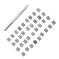 thumbnail image 3 of 36Pcs Metal Punch 3mm Alphabet Leather Printing Carving Marking Craft Tool, 3 of 14