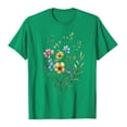 thumbnail image 4 of Hrsba Tops for Women,Summer Floral Print Crewneck Short Sleeve T Shirt Casual Loose Cut Ladies Blouse, 4 of 4
