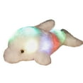 thumbnail image 2 of White Luminous Dolphin Stuffed Animal 18-inch LED Plush Toy Night Comfort Auto-OffTheme Decor, 2 of 6