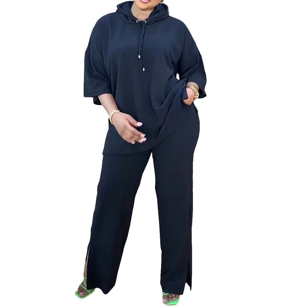 Puntoco Conjunto de camisa y top de manga larga con cuello redondo y pantalones umbilicales con fugas para mujer Puntoco Puntoco-6425