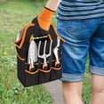 thumbnail image 5 of Juego de herramientas de jardín de 8 piezas, herramientas de aleación de aluminio ligeras y resistentes con mango ergonómico antideslizante, bolsa de almacenamiento, 5 of 5
