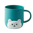 thumbnail image 1 of CHOK Plastic Cups   Unbreakable Coffee Mug Plastic with Handle  Reusable Plastic Mug Dishwasher Safe 1pcs, 1 of 6