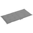 thumbnail image 4 of vidaXL Garden Lowback Chair Cushions 4 pcs Grey Oxford Fabric, 4 of 5