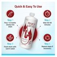 thumbnail image 4 of Gexandy P-10232 Pequa Heavy Duty Drain Opener, Non-Acid, Fast-Acting Formula, Industrial strength Drain Cleaner for Sinks, Tubs, Septic - 32 Oz (Pack of 3), 4 of 7