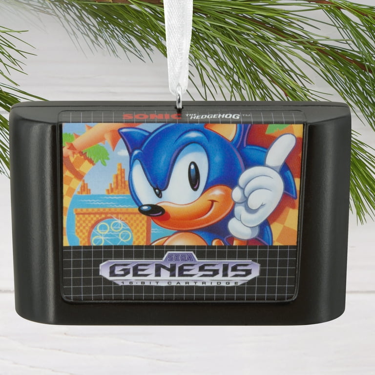 Hallmark Sonic The Hedgehog Game Cartridge Christmas Ornament, 1