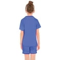 thumbnail image 4 of BOOMNY Child Girls Pajamas Sets 2 Peice Soft Short Sleeve Buttons Sleepwear Tops Shorts Pjs Set for Kids Cozy Loungewear Homewear, 4 of 4