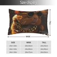 thumbnail image 2 of Honeii Hip-Hop Guinea Pig. Print Pillow Cases,Plush Throw Pillow Covers,Decorative Pillowcase for Sofa, Couch, Living Room-20"x30", 2 of 6
