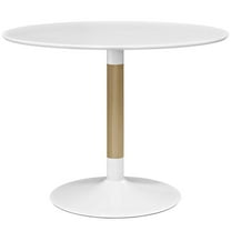 Modway Whirl Round Dining Table in White