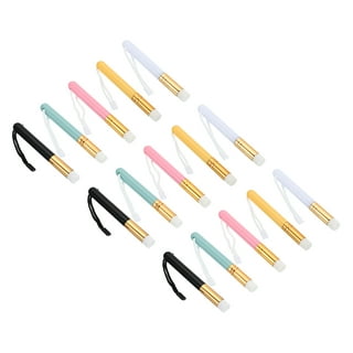 10 pcs Rainbow 4 Ink Blending Brushes for Card Making,Craft Broad  Application Assortment Paper Crafter（with dust Cover and Rotating Brush  Holder）