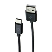 Quikcell Power Pack 2.4A Wall Charger with 4ft USB-A to USB-C Cable - Black