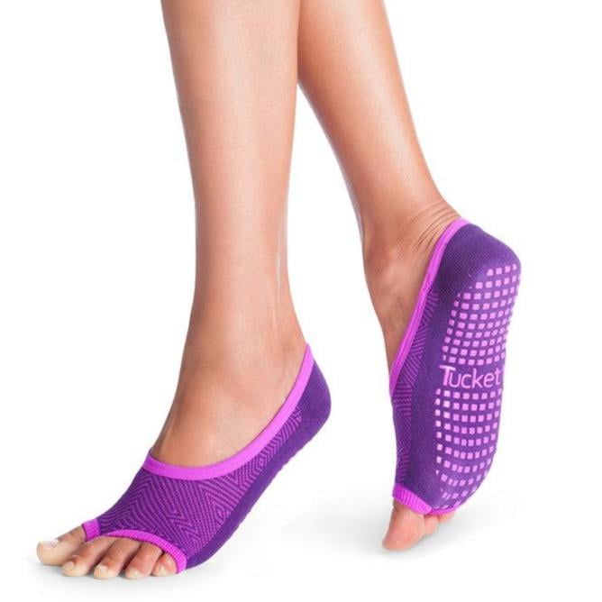 Buy Ballerina - GrapeFuchsia Geo - Grip Socks at Ubuy Tanzania