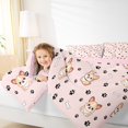 thumbnail image 4 of Homewish Puppy Dog Printed Queen Comforter Set,Pet Corgi Lovers Bedding Sets,Pink Black Beige Bedding Comforter Set For Boys,Luxury Bedroom Decor Reversible,3pcs, 4 of 8