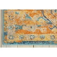 thumbnail image 7 of 5â€™ x 7â€™ Gold and Blue Antique Area Rug, 7 of 7