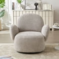 thumbnail image 2 of Tcbosik Swivel Barrel Chair, Single Sofa Chair, Modern Accent Chair for Living Room Bedroom, Grey, 2 of 8