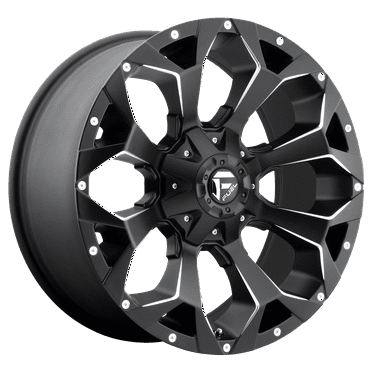 Fuel 1PC Aluminum Rim D546 ASSAULT 18X9in Matte Black Milled Finish, D54618908250