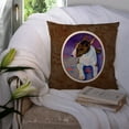 thumbnail image 3 of Carolines Treasures 7287PW1414 Bull Terrier Fabric Decorative Pillow  14Hx14W multicolor, 3 of 4