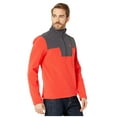 thumbnail image 2 of Spyder Men's Basin 1/2 Zip Fleece Jacket (Large) Volcano Red, 2 of 3