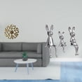 thumbnail image 2 of Escultura para colgar en la pared,Decoración de pared de metal para sala de estar,dormitorio y exterior.,Escultura colgante Arte de pared Disco decorativo,Escultura de figura,Estatua sentada, 2 of 8