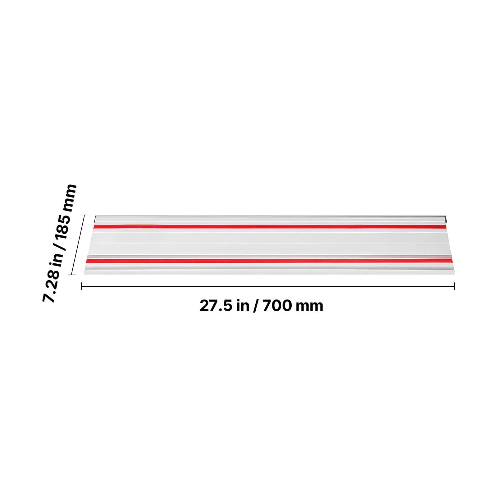 Track Saw Guide Rail 55 Inch Set 2 x 27.5 Inch Aluminum for Makita Festool WEN