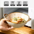 thumbnail image 3 of Serving Bowl 24oz Pasta Bowl for Salad Soup Ramen Ceramic Bowl with Handle ,Porcelain Stoneware Dish,700ML, 3 of 8