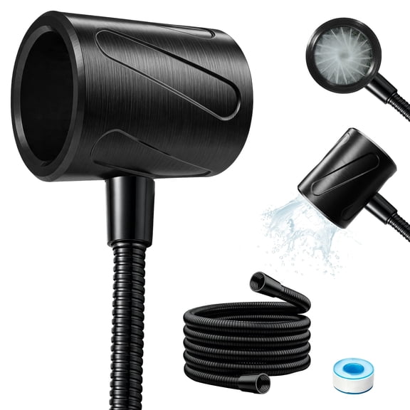 Beteliva Upgraded Men’s Shower Head - High-Pressure Handheld Showerhead, Coarse Hole Design, Easy Installation, Durable & Universal Fit for Home Bath