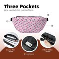 thumbnail image 4 of Naloa Cherry Strawberry Print Running Belts for Men Women,Running Fanny Pack with 2-Zipper Pockets,Waterproof Waist Pack for Travel Hiking Running Outdoor Sports, 4 of 8