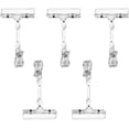 thumbnail image 1 of 5 pieces transparent price tag holder, rotatable price tag holder, 1 of 4