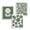 Moss, variant on Stasher Reusable Swedish Dishcloths, 7" x 8", Washable Absorbent Biodegradable Odor Resistant, Floral Print, 3 Pack