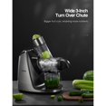 thumbnail image 3 of Juicer, AICOOK Slow Masticating Juicer Easy to Clean with 3in Large Feed Chute, Cold Press Extractor with Quiet Motor, Higher Nutrition with Ceramic Auger, Ice Cream ACC & Juice Recipes, 3 of 8