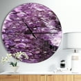 thumbnail image 2 of DesignArt Purple Precious Stones Large Wall Clock, 2 of 2