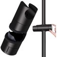 thumbnail image 1 of Soporte de Ducha Universal Negro Mate BRILLAR ABS Sólido, 1 of 5