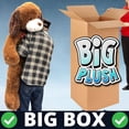 thumbnail image 2 of Big Plush Giant Stuffed Dog 5 foot Huge Stuffed Animal Puppy Plushie Giant Teddy Bear Alternative, 2 of 10