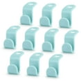 thumbnail image 2 of Spencer 100Pcs Clothes Hanger Connector Hooks, Stackable Connection Hooks for Clothes, Cascading Hanger Hooks for Heavy Duty Space Saving Clothes Closet Wardrobe (Blue), 2 of 8