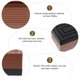 thumbnail image 3 of AURARMLET 4Ud Elevadores Para Muebles Antivibración En Material Resistente Para Gabinete Y Sillas, 3 of 6