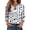 #03 Blue, variant on Button Down 3/4 Sleeve Shirt Women Dressy Business Casual Professional Blouse V Neck Work Tops 2026 Trendy ,S,Beige
