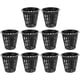 thumbnail image 4 of ColoMX 10 vasos de red hidropónicos para viveros, macetas ranuradas de plástico para cultivo de hortalizas en interiores y exteriores, color negro., 4 of 8