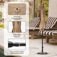 thumbnail image 4 of Sombrilla de patio exterior Simple Deluxe de 10 pies con inclinación y manivela, 4 of 7