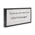 thumbnail image 2 of Stupell Industries Rustic Lodge Mother Theresa Inspirational Quote Black Floating Frame Canvas Art, 25 x 11, by Lil' Rue, 2 of 7