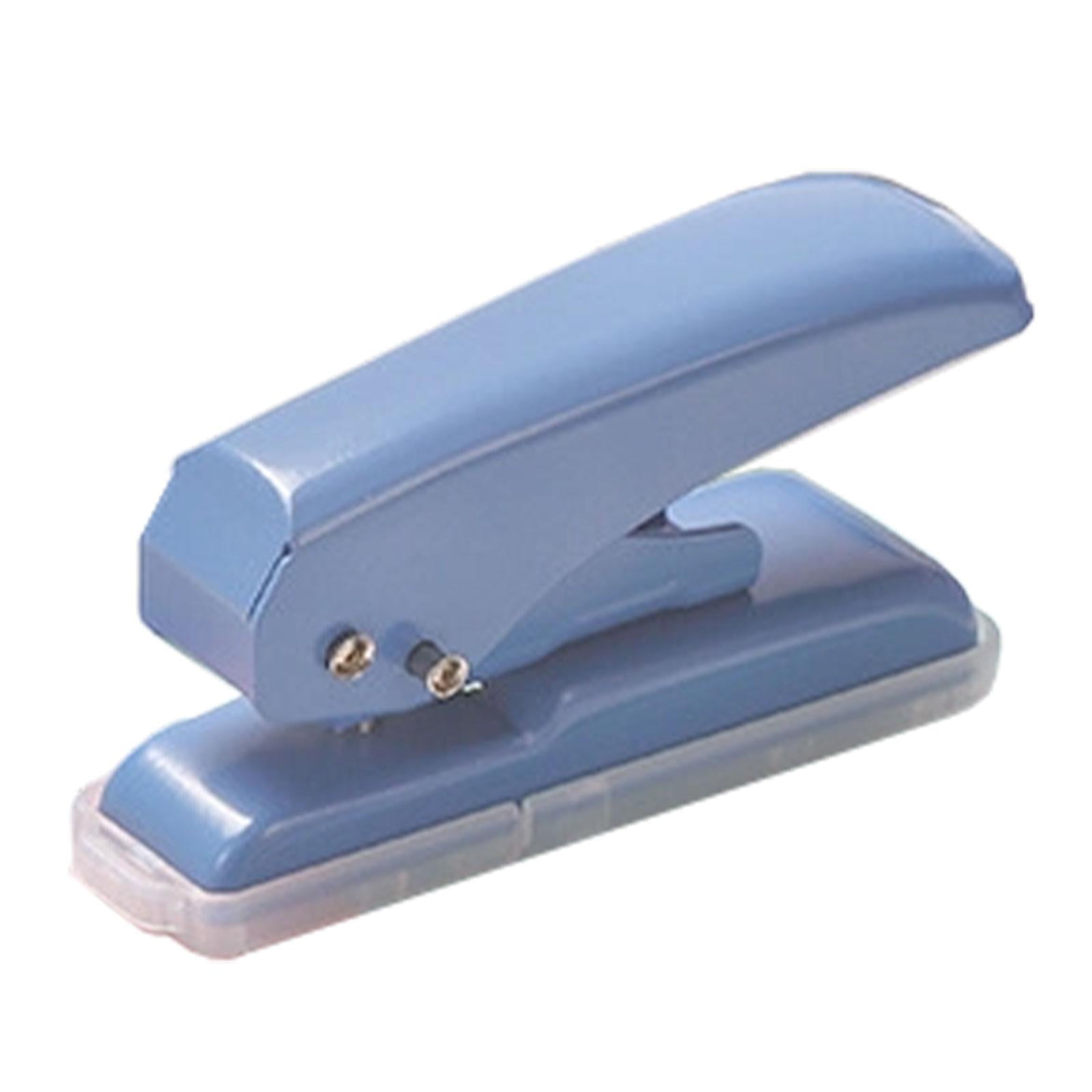 Single Hole Punch Handheld Paper Puncher Skid Resistant Base Large Capacity for Art Projects