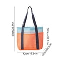 thumbnail image 3 of Mesh Beach Bag, Lightweight Beach Tote for Pool, Travel, and Shopping, Foldable Storage Bag with Shoulder Strap, 3 of 6