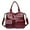 Red, variant on Women Casual Crossbody bags PU Leather Shoulder Bags Multi Pocket Handbags