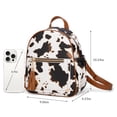 thumbnail image 2 of Montana West Purse Medium Backpack for Women Anti Theft Backpacks with Secured Zipper, COW-Brown, 2 of 6