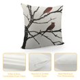 thumbnail image 4 of Awypu  Beautiful Red Birds Pillow Covers Cardinals on Bare Brown Tree Branches Winter Christmas Decorative Throw Pillow Covers Cushion Case for Home Sofa Couch Decoration, 4 of 5