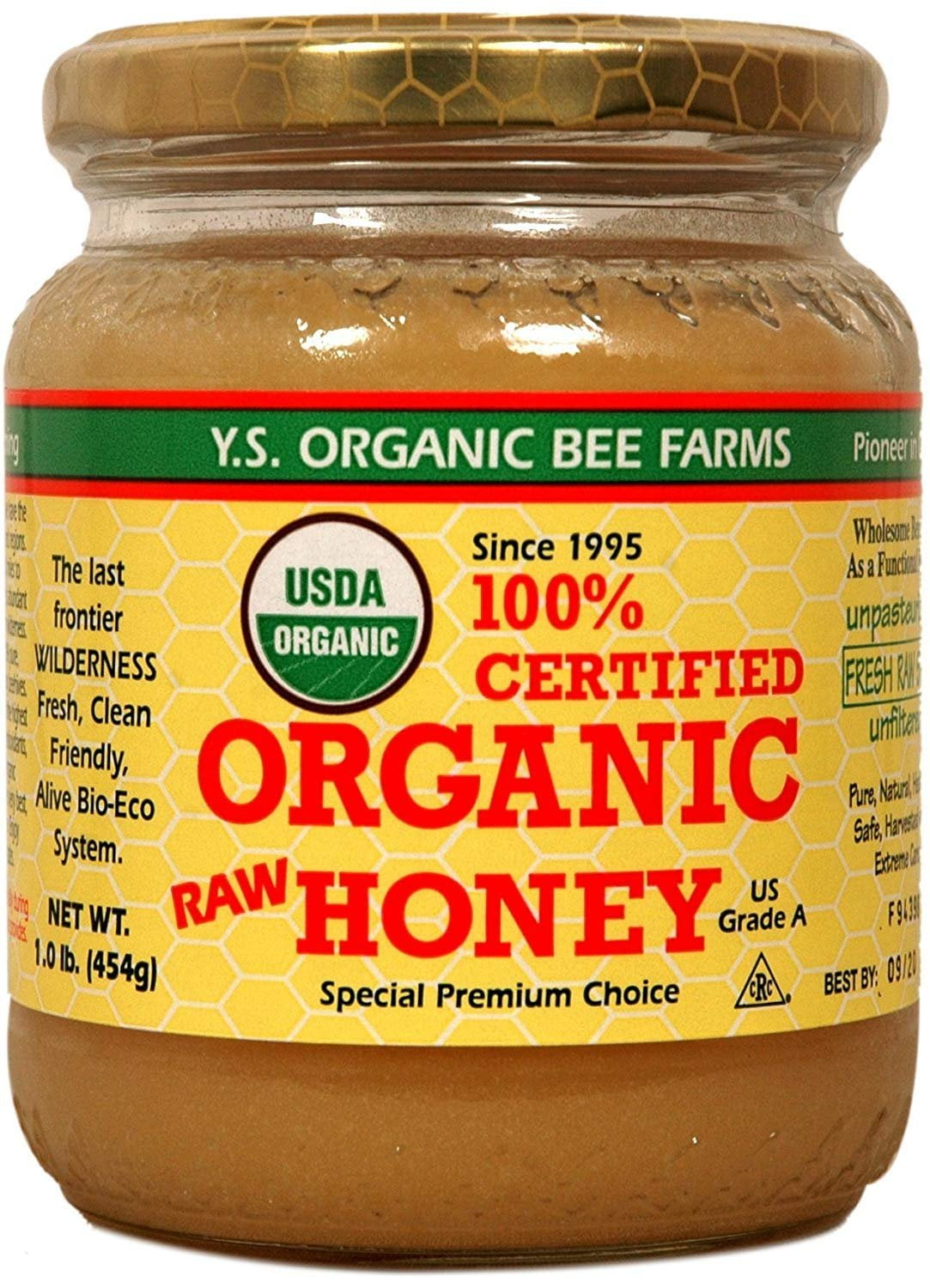 Where Can I Buy Sour Honey From Brazil Y.S. Eco Bee Farms 100% Certified Organic Raw Honey 1 lb 454 grams