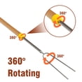 thumbnail image 6 of 8 Pack Marshmallow Roasting Sticks with 20 Bamboo Skewers Hot Dog Roasting Sticks Telescoping Smore Sticks Skewers with Wooden Handle for BBQ Hot Dog Fork, 6 of 8