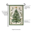 thumbnail image 5 of Christmas Tree With Acorn Burlap Garden Flag, 5 of 5