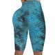 thumbnail image 4 of Gibobby Pantalones mujer Leggings Pantalones cortos Correr Pantalones de motorista Fitness Estiramiento Yoga Mujeres Tie-dye Pantalones de yoga arrugados(Azul， S), 4 of 5