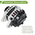 thumbnail image 3 of Alternador Automotriz Único Bargains para Hyundai Accent 2012-2017 Alta Salida 90A 12V 1 Pc No.373002B300, 3 of 7
