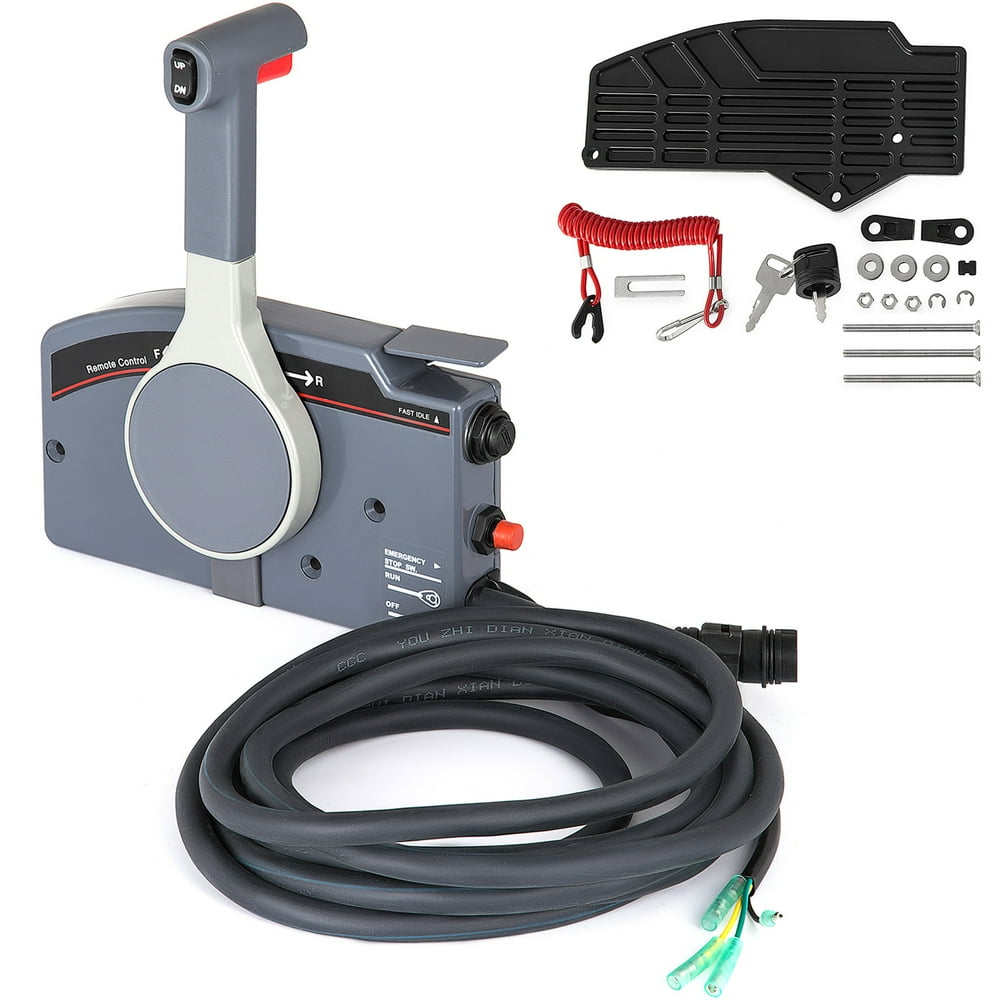 VEVOR Outboard Remote Control Box Side Mount Outboard Motor for 703